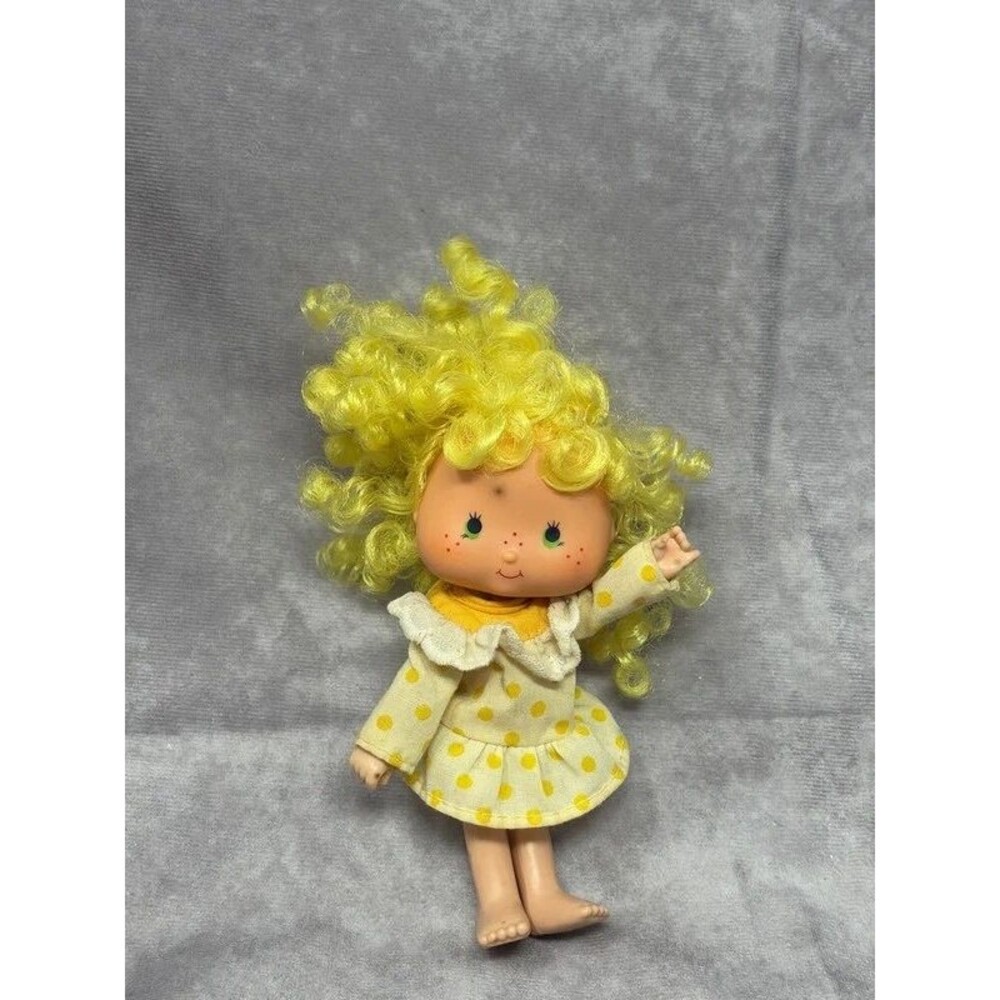 Vintage Kenner Strawberry Shortcake Lemon Meringue Doll Dress  Spots